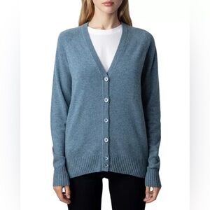 Zadig & Voltaire
Jim Star Patch Cashmere Cardigan size Large NWT